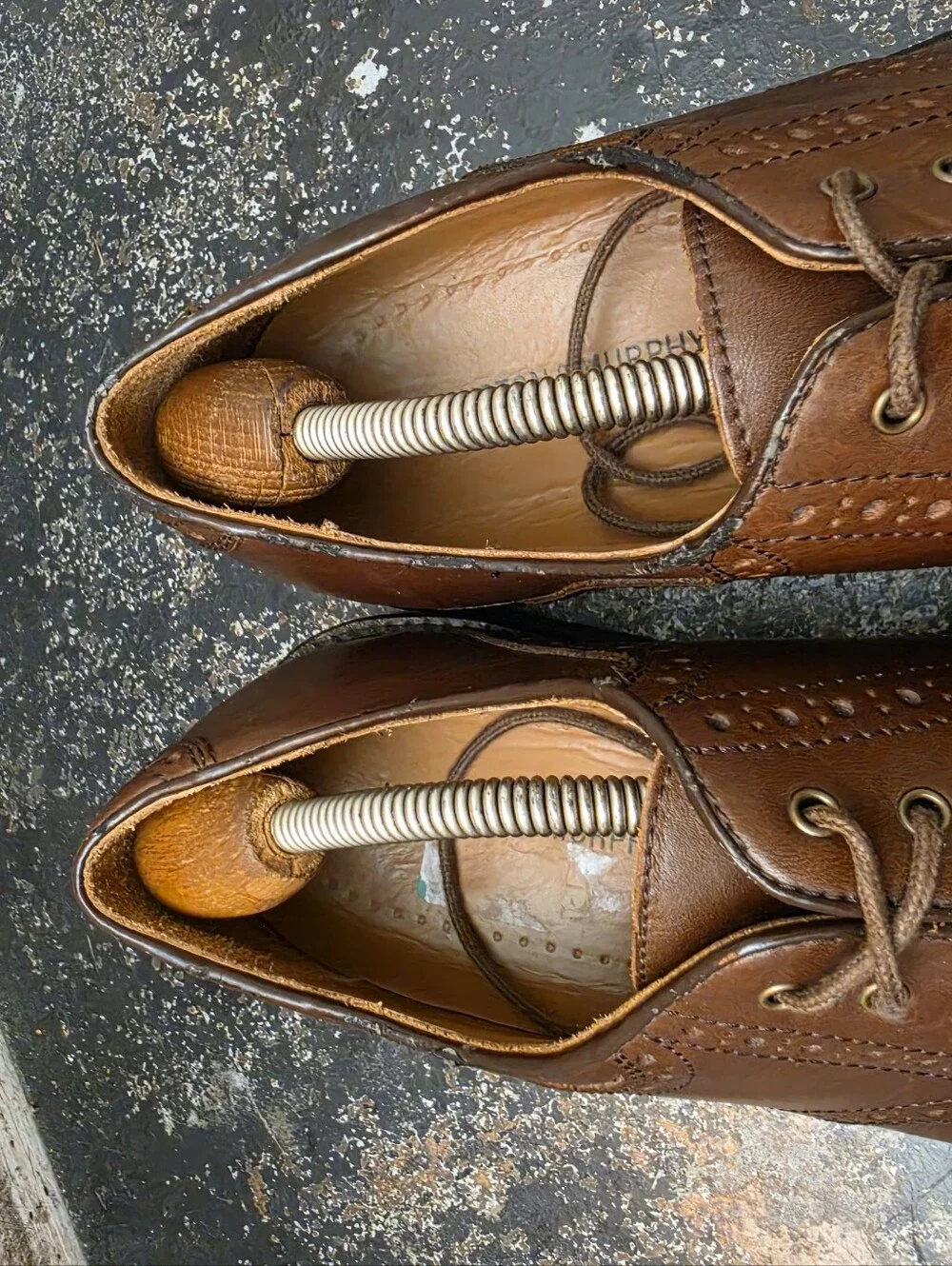 Mens Johnston & Murphy Durst Oxford Shoes Sz 10.5 M Used 020-1258